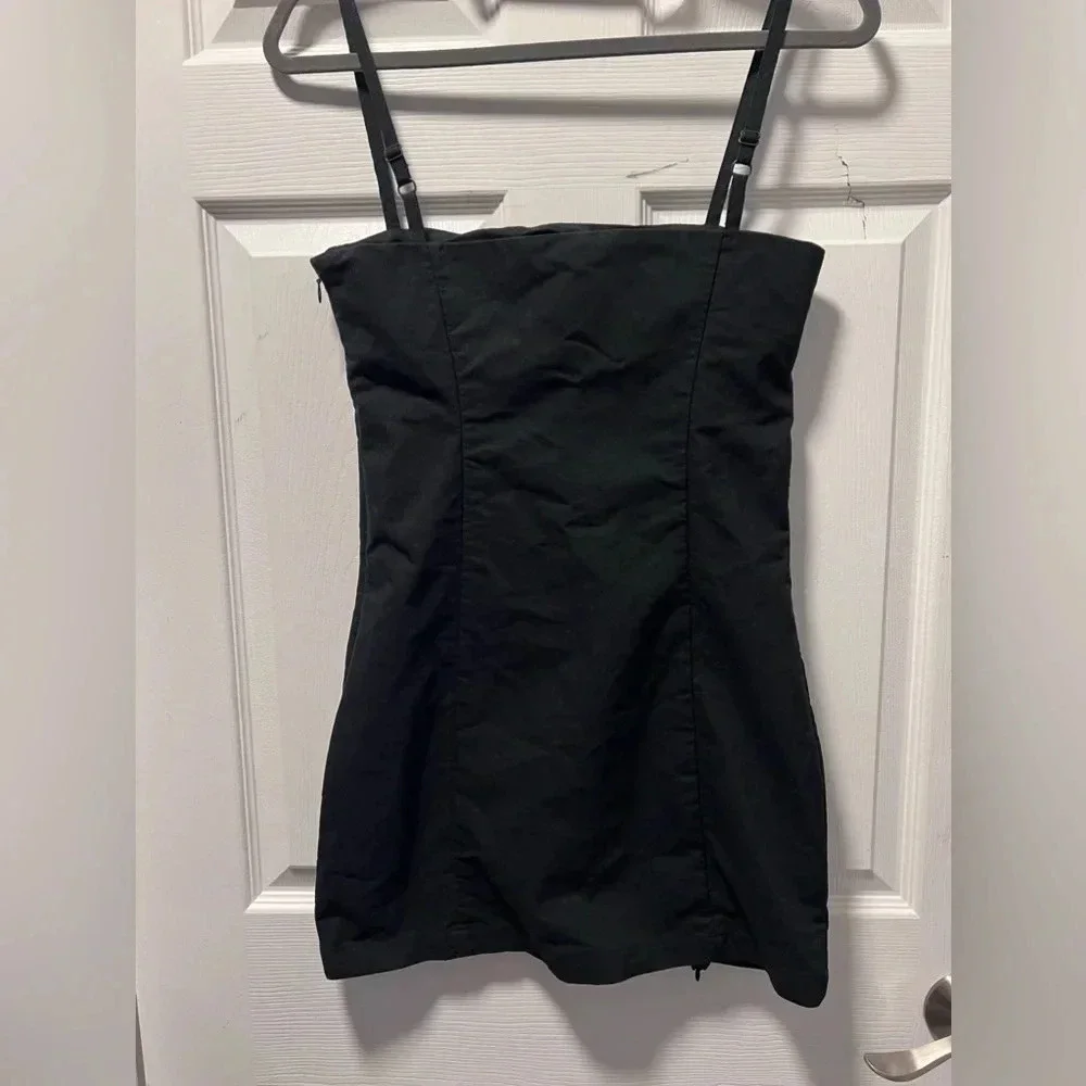 Afends Recycled Mini Black Dress Size XS - Picture 3 of 10